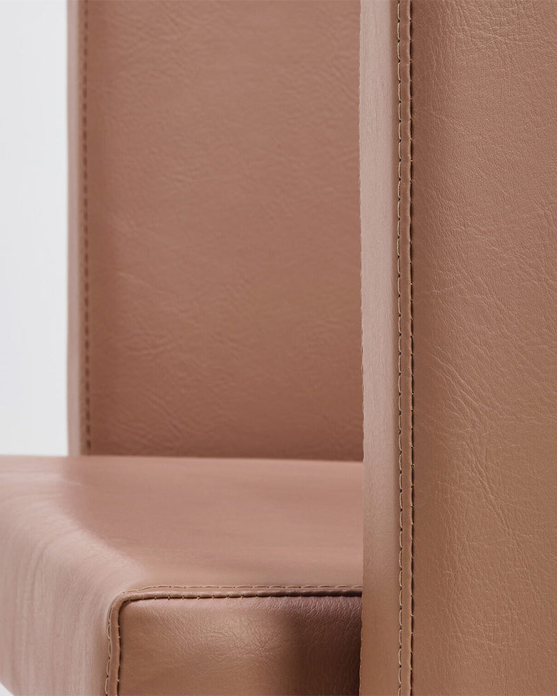 Compact - Brązowa myjnia fryzjerska - biała misa